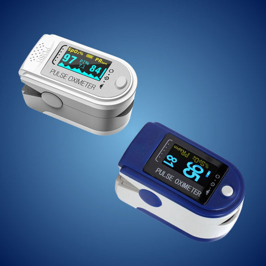 VitalSense Fingertip Pulse Oximeter with OLED Display | for Blood Oxygen SpO2 - Pulse Rate Monitoring - Portable and Accurate Oximeter