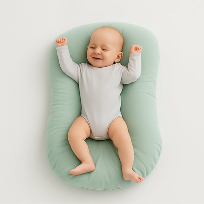 CradleCare | Orthopedic Baby Pillow – Flat Head Prevention – Memory Foam – Newborn Support