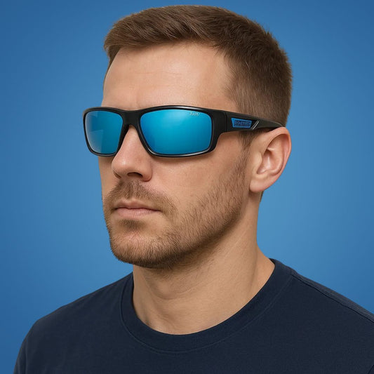 ClearCast | Polarised Fishing Sunglasses – UV400 – Photochromic Anti-Glare Lenses – Ideal for Outdoor Sports & Fishing