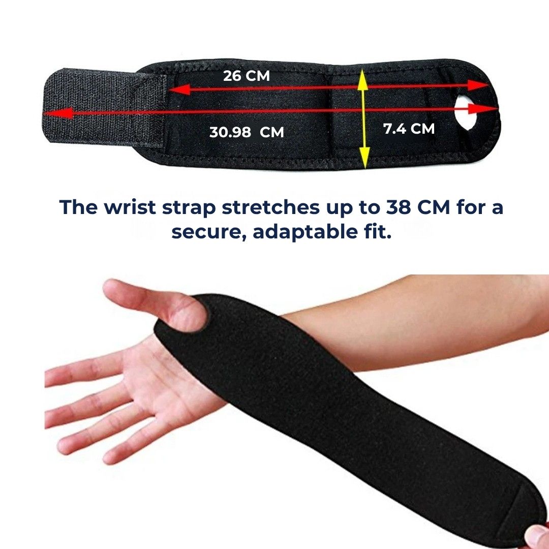 FlexiSupport Orthopedic Wrist Brace | Adjustable Fit - for Pain Relief and Stability in Injuries - Arthritis and Carpal Tunnel