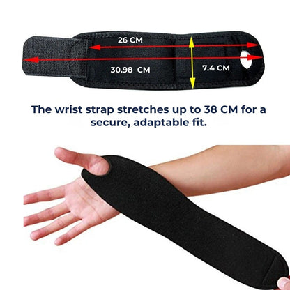 FlexiSupport Orthopedic Wrist Brace | Adjustable Fit - for Pain Relief and Stability in Injuries - Arthritis and Carpal Tunnel