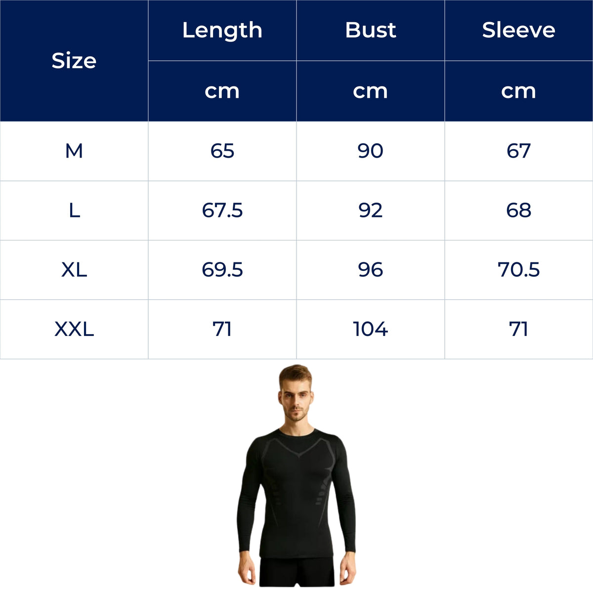 ProDryFit | Men’s Long Sleeve Workout Shirt – Quick-Dry Moisture-Wicking Top – Breathable Stretch Mesh – Gym & Running