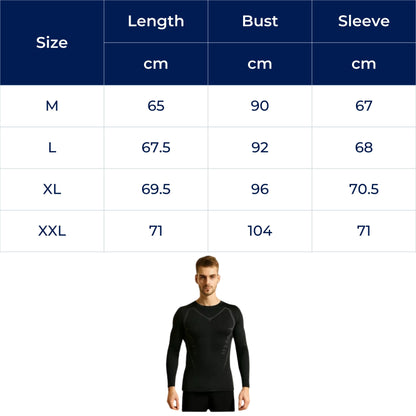 ProDryFit | Men’s Long Sleeve Workout Shirt – Quick-Dry Moisture-Wicking Top – Breathable Stretch Mesh – Gym & Running