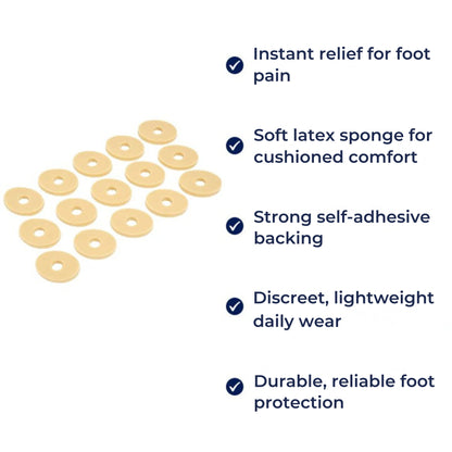 ComfortStep | Corn & Callus Pads – Instant Pain Relief – Cushioned Self-Adhesive Foam – Protects Feet from Rubbing & Pressure All Day