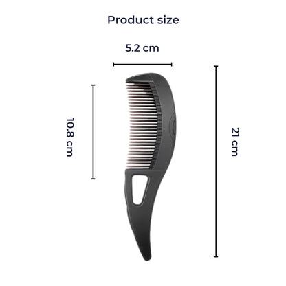 ClearScalp | Dandruff Removal Comb – Hollow Design – Soft Tip Scalp Massager – Relieves Itch – Removes Flakes – Healthy Clean Hair