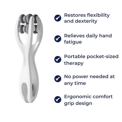 DexiEase | Finger Roller Massager – Pain Relief & Circulation Boost – Hypoallergenic Silicone – Portable Therapy For Stiff Tired Hands