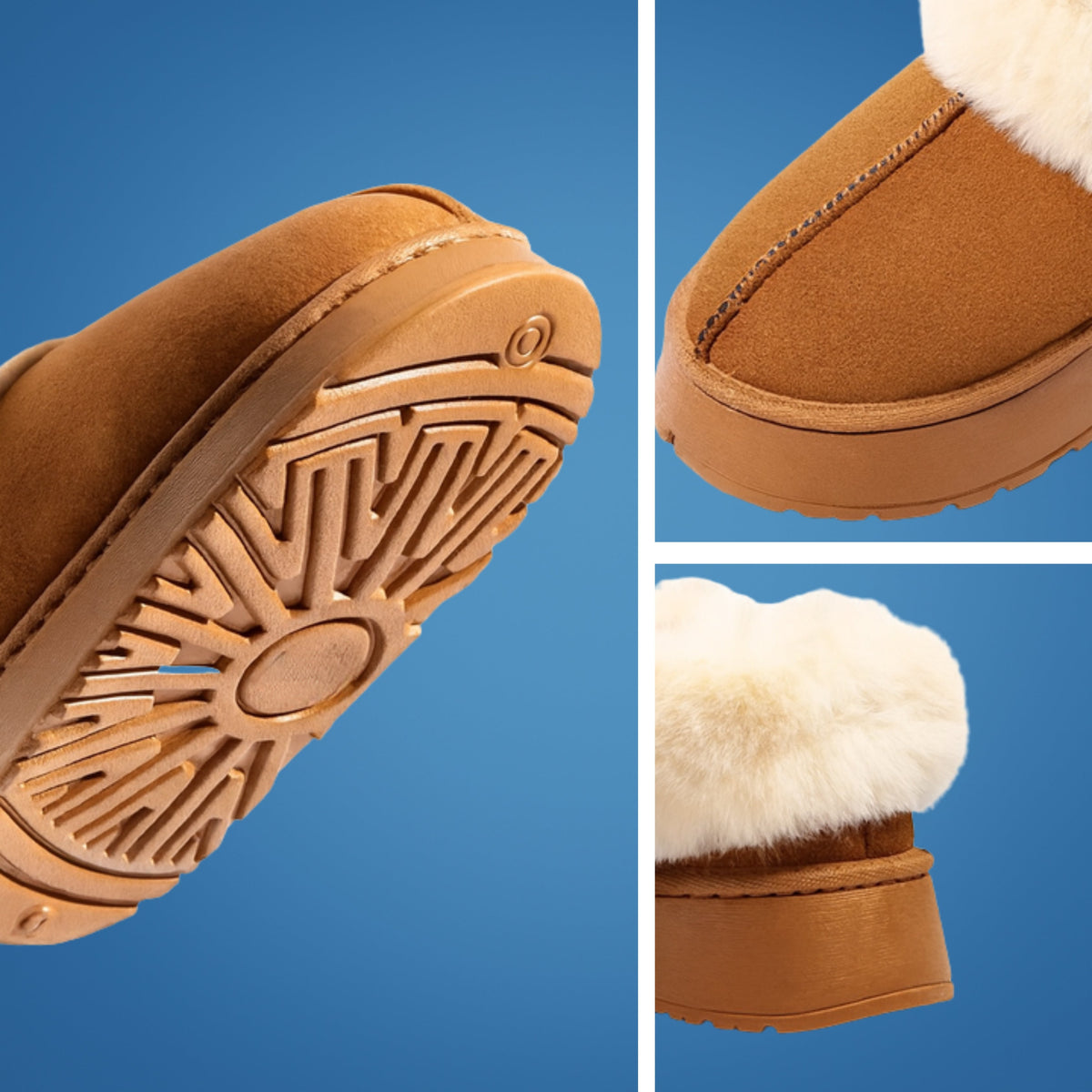CosyTread | Women’s Snow-Boot Slippers – Cosy Plush Lining – Thick Non-Slip Sole – Winter Comfort at Home