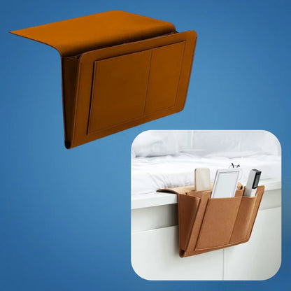 BedEase | Bedside Organiser Caddy – Essentials Within Reach – Thick Felt Durable Material – Save Space Stay Organised & Enjoy Nighttime Comfort