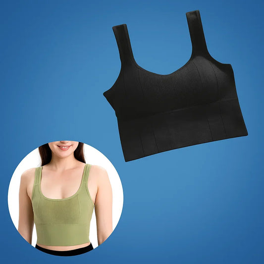 Flexora | Seamless Sports Bra – Cooling Quick-Dry Fabric – Medium Support Fit – Gym & Yoga Workout